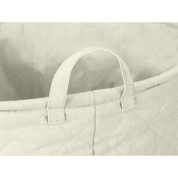 Cesta per il bucato beige in tessuto 67 l Tom Tailor – Wenko-image-3