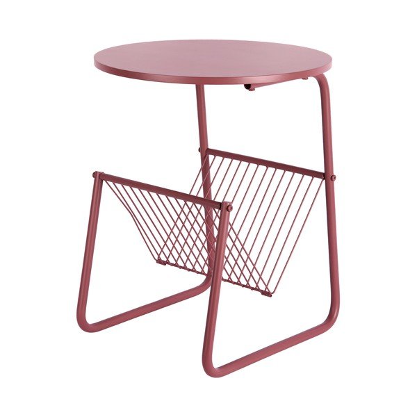 Tavolino rotondo in metallo ø 40 cm Riqueza Revista – Leitmotiv