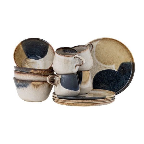 Set da pranzo in pietra 12 pz Jules – Bloomingville