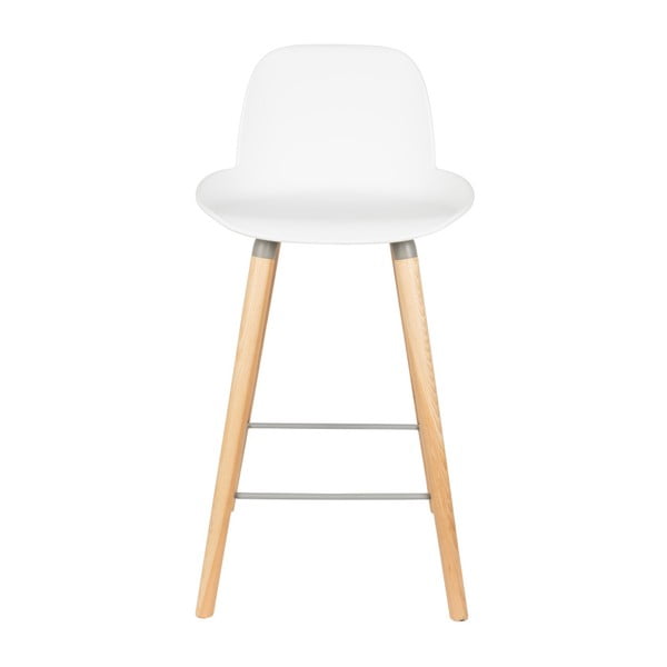 Set di sbagelli da bar bianchi in plastica 2 pz (altezza della seduta 65 cm) Albert Kuip – Zuiver-image-2