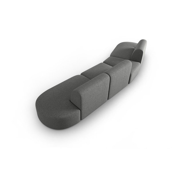 Divano grigio 412 cm Shane - Micadoni Home-image-3