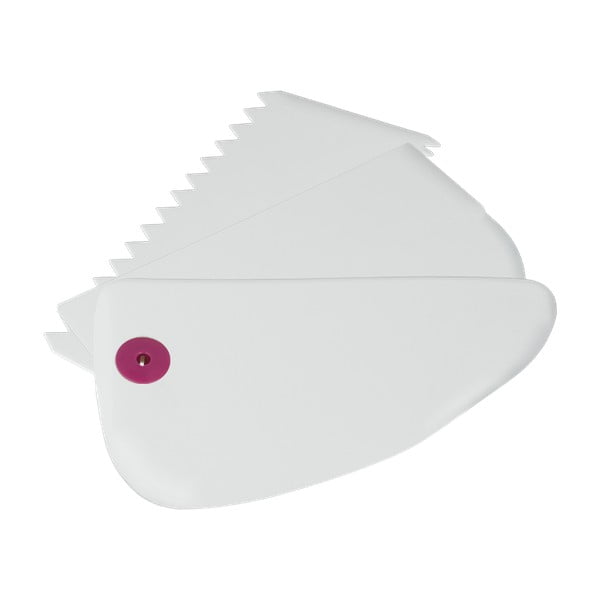 Set di 3 tergicristalli in plastica bianca - Metaltex-image-2