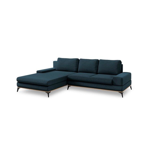 Divano letto angolare blu petrolio, angolo sinistro Planet - Windsor & Co Sofas-image-2