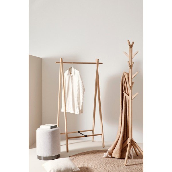 Stand appendiabiti nero in betulla massiccia 91x151x50 cm Daiki – Yes Everyday-image-1