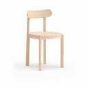 Sedia da pranzo di colore naturale con effetto frassino Nara – Teulat