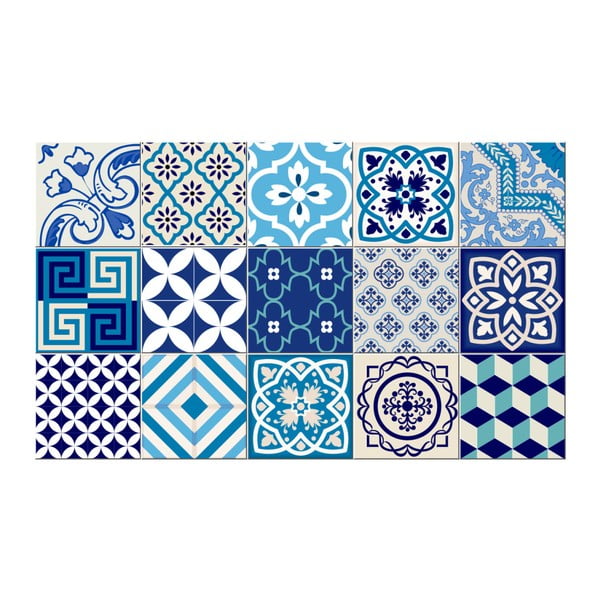 Set di 15 adesivi murali decorativi Seaside, 15 x 15 cm - Ambiance-image-1