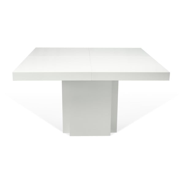 Tavolo da pranzo Dusk bianco lucido, 150 x 150 cm - TemaHome