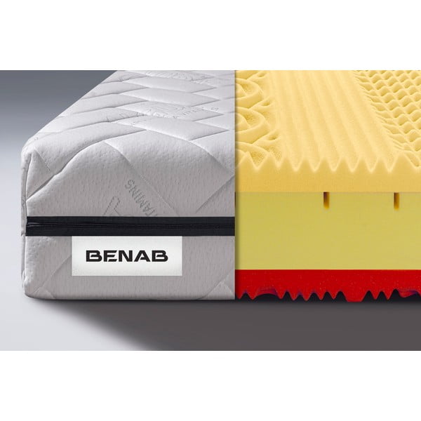 Materasso matrimoniale in schiuma dura/media 180x200 cm BonDreamer BIO VISCO - BENAB-image-1