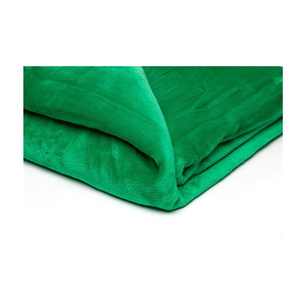 Coperta in micropush verde, 150 x 200 cm - My House-image-1