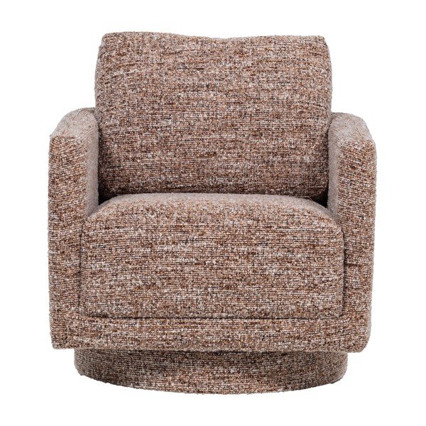 Poltrona rosa polveroso girevole Oska – WOOOD-image-3