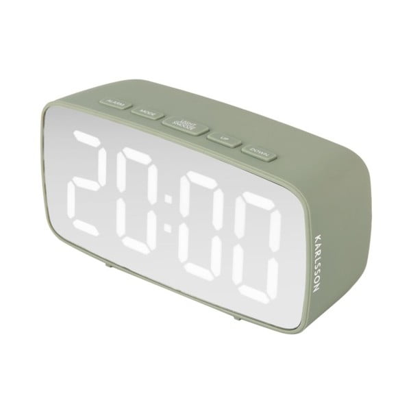 Sveglia digitale verde chiaro - Karlsson-image-1