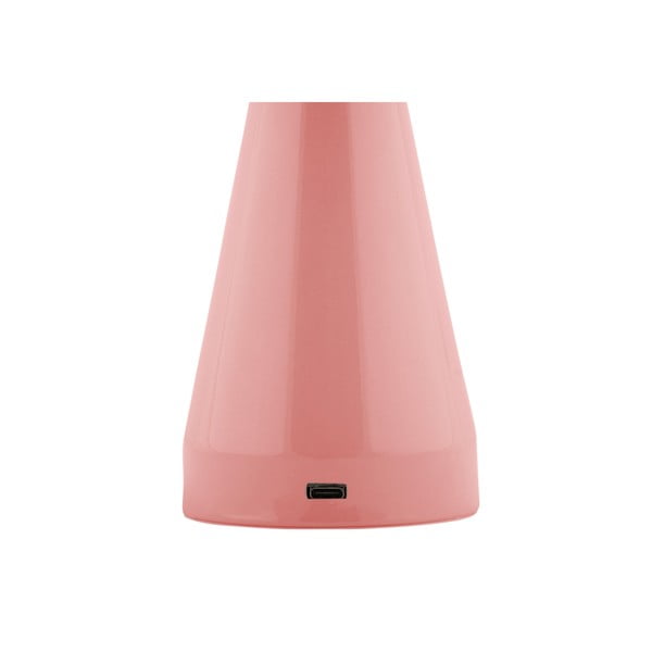 Lampada da tavolo dimmerabile a LED rosa con paralume in metallo (altezza 20,5 cm) Rachel - Leitmotiv-image-2