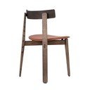 Sedie da pranzo in set marroni/marrone cognac in rovere massiccio 2 pz Nora – Gazzda