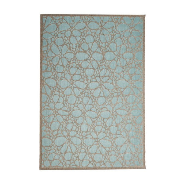 Tappeto blu per esterni , 160 x 230 cm Fiore - Floorita