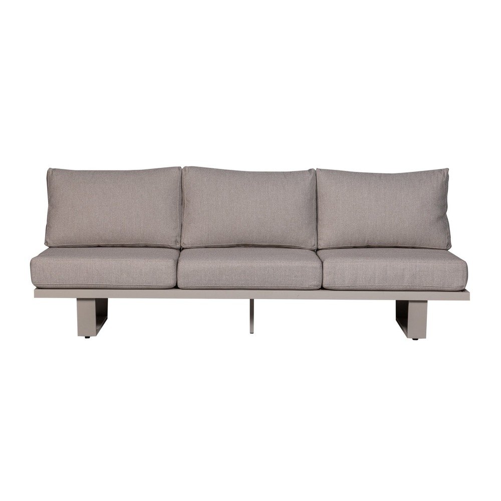 Divano da giardino greige imbottito Bear – WOOOD | Divani da giardino