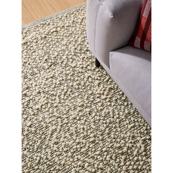 Tappeto grigio in misto lana tessuto a mano 120x170 cm Claude – MADE-image-4