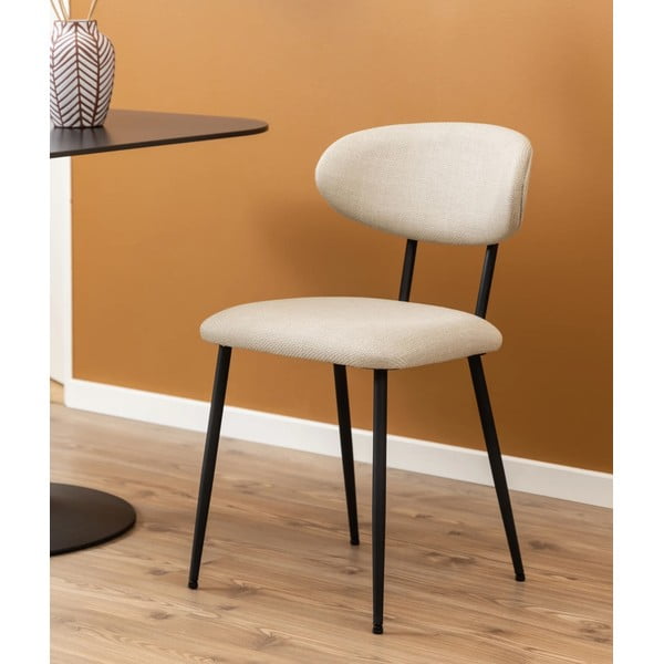 Sedie da pranzo color crema in set di 2 Denise - Actona-image-1