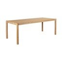 Tavolo da pranzo con piano effetto frassino 92,5x180 cm Sticks – Zuiver