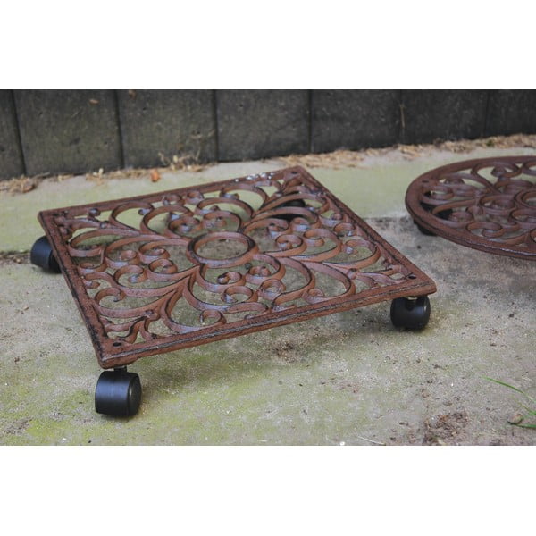 Supporto mobile in metallo per pentole ø 28 cm - Esschert Design-image-1