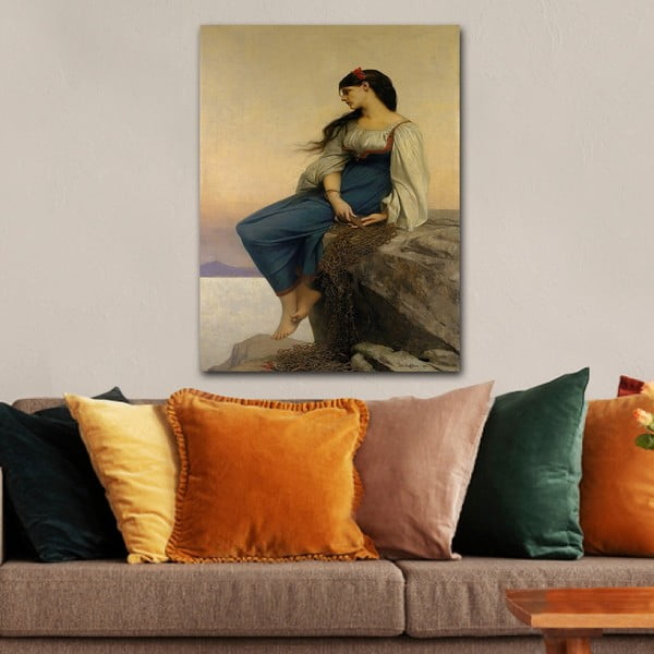 Dipinto - riproduzione 70x100 cm Jules Lefebvre - Wallity-image-1
