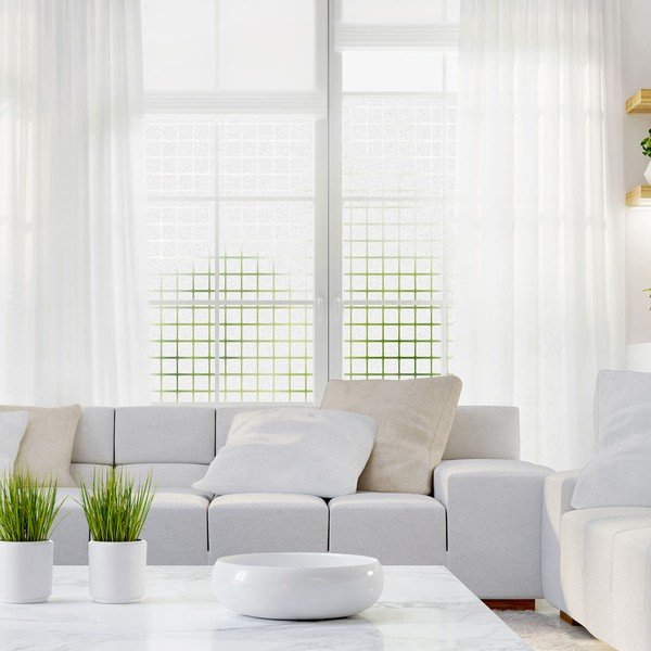 Adesivo per finestre 200x45 cm Square - Ambiance-image-4