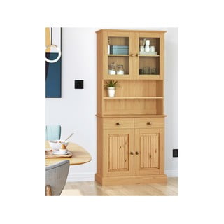 Credenza in legno di pino di colore naturale 181x34 cm Mille - Støraa