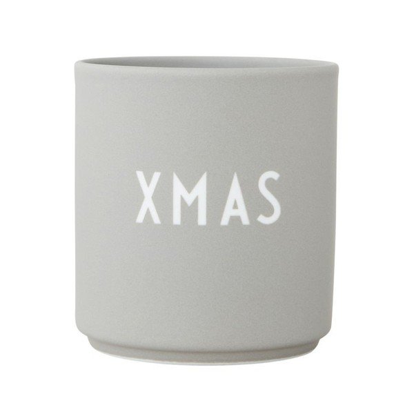 Tazza in finta porcellana grigia, 0,25 l Favourite - Design Letters