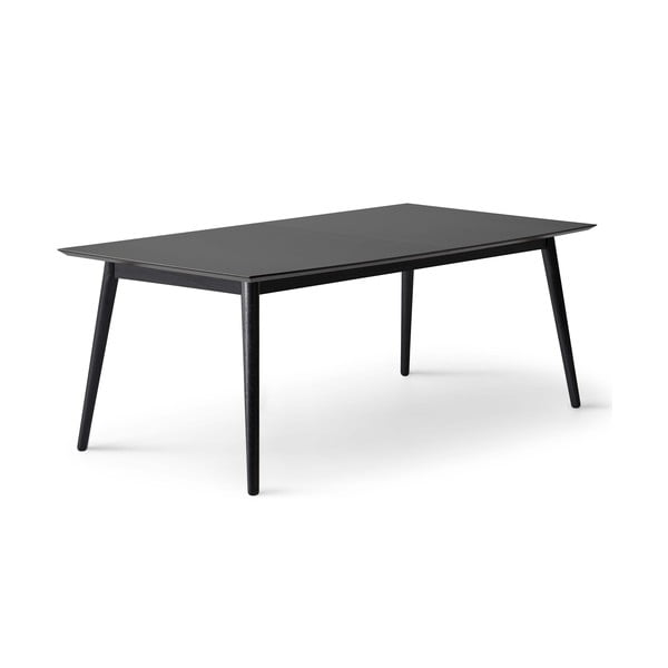 Tavolo da pranzo pieghevole nero con piano nero 100x210 cm Meza - Hammel Furniture