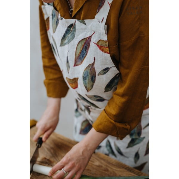 Grembiule in lino Golden Fall - Linen Tales-image-1