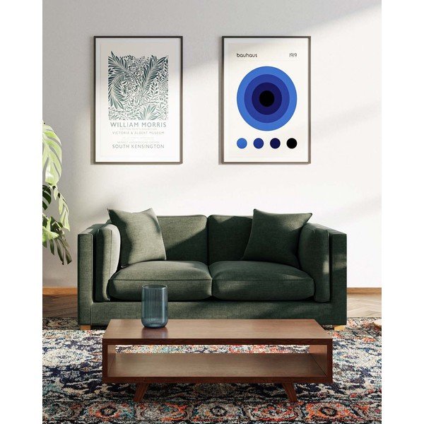 Divano verde 195 cm Pomo - Ame Yens-image-3