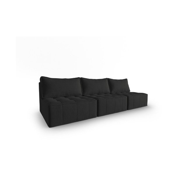 Divano nero 240 cm Mike - Micadoni Home-image-1
