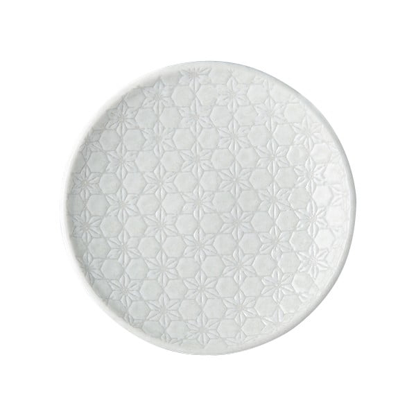 Piatto in ceramica bianca Star, ø 17 cm White Star - MIJ