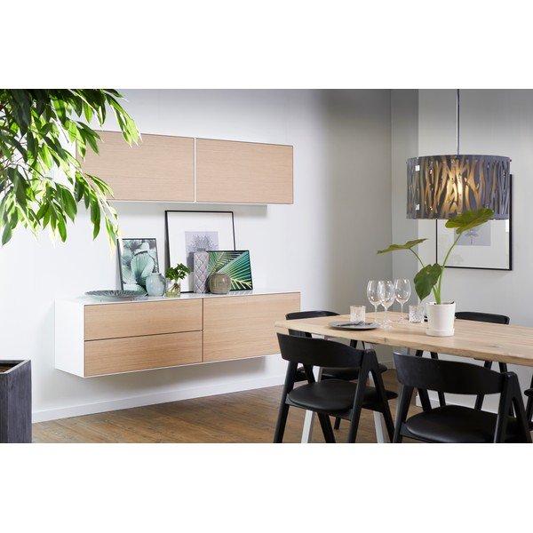 Cassettiera bassa in rovere decorata in set di 2 180x46 cm Edge by Hammel - Hammel Furniture-image-2