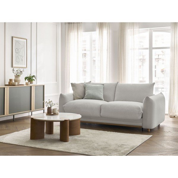 Divano in grigio chiaro allungabile 234 cm Ernest – Bobochic Paris-image-1
