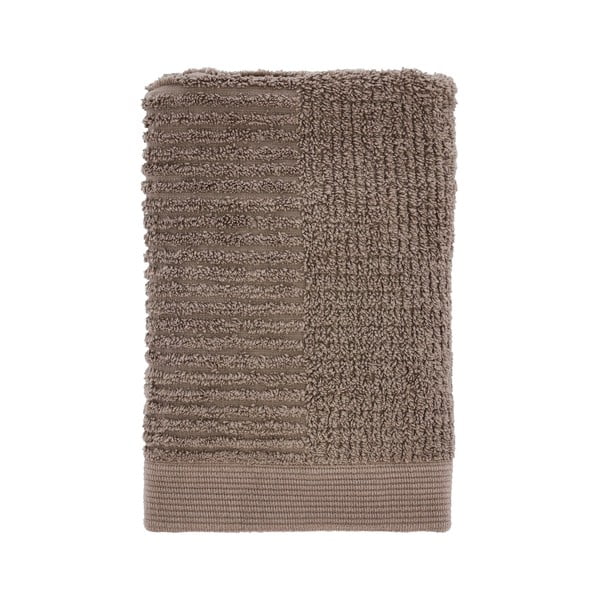 Asciugamano tipo terry grigio tortora in cotone 50x70 cm Classic – Zone