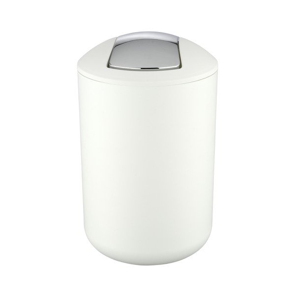 Cestino per la spazzatura bianco in plastica 6,5 l Brasil – Wenko-image-2