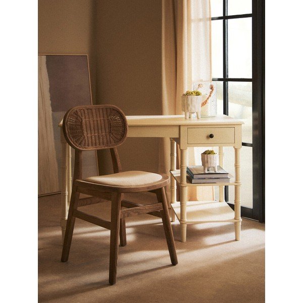 Scrivania in pino massiccio 55x116 cm Heritage – Premier Housewares-image-4