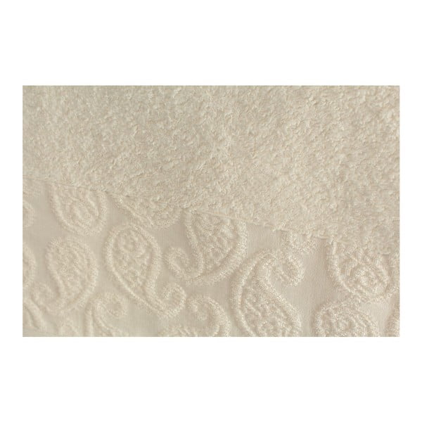 Set di 2 asciugamani da bagno Sal Ecru, 90 x 150 cm - Foutastic-image-1