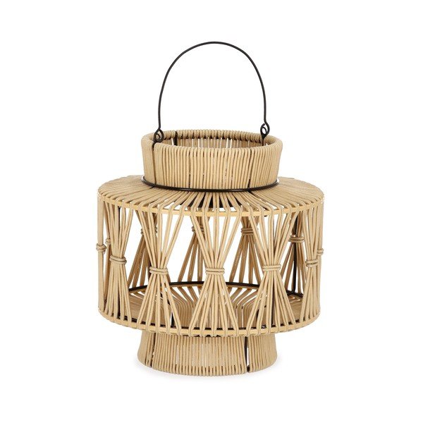Lanterna a LED di colore naturale con alimentazione a pannelli solari (altezza totale 29 cm) Nikhita – Yes Everyday