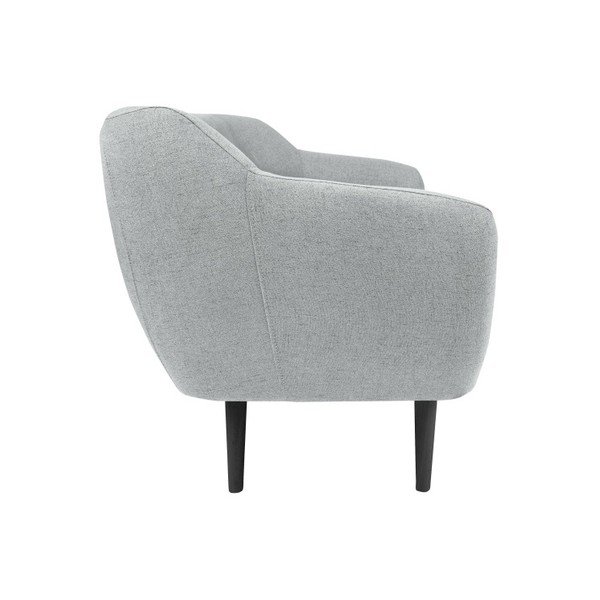 Divano Piemonte in grigio chiaro, 158 cm - Mazzini Sofas-image-3