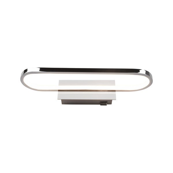 Lampada da parete a LED in argento lucido (lunghezza 40 cm) Gianni - Trio-image-4