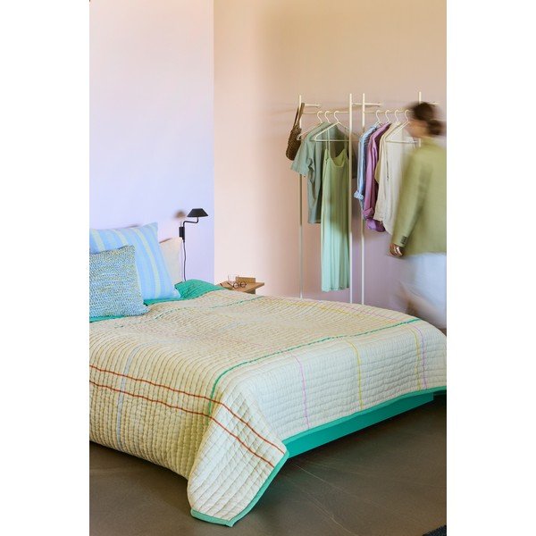 Stand appendiabiti grigio chiaro in metallo da parete 52x180x27 cm Nobly – Hübsch-image-4