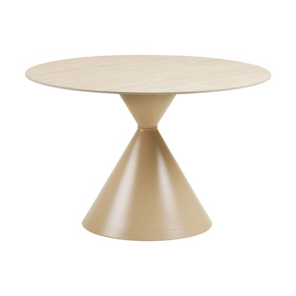 Tavolo da pranzo rotondo con piano in ceramica ø 120 cm Annecy – House Nordic-image-2