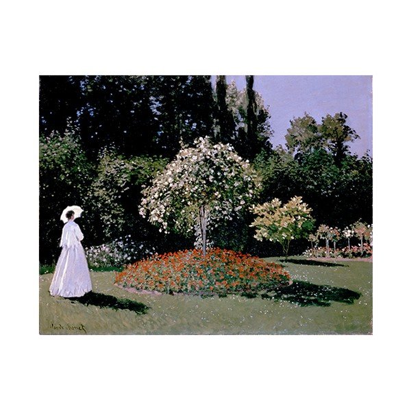 Obraz Claude Monet - Woman in the Garden, 90x70 cm