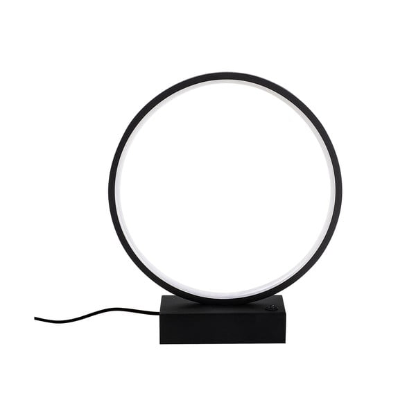 Lampada da tavolo a LED nera (altezza 35 cm) Halka - Opviq lights