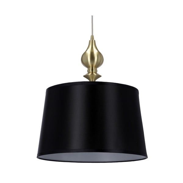 Lampada a sospensione di colore nero-oro ø 35 cm Prima Gold - Candellux Lighting-image-2