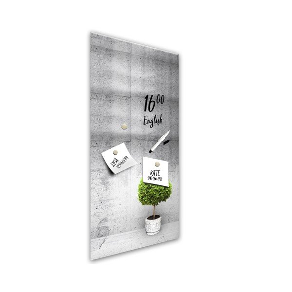 Lavagna magnetica Calcestruzzo, 30 x 60 cm - Styler-image-2