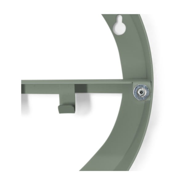 Mobile per bagno verde polveroso in metallo da appendere/con specchio 35x35 cm Sonnet – Spinder Design-image-2