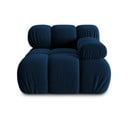 Modulo divano in velluto blu (angolo destro) Bellis - Micadoni Home