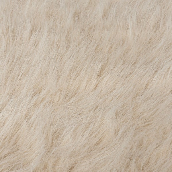 Tappeto in pelliccia sintetica crema 80x150 cm Waffle Faux Fur - Flair Rugs-image-2